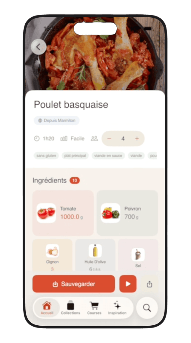 Marmite — recette structurée
